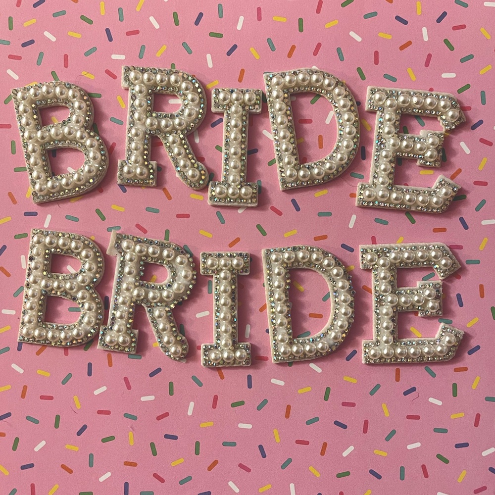 Bride Iron-On Patches